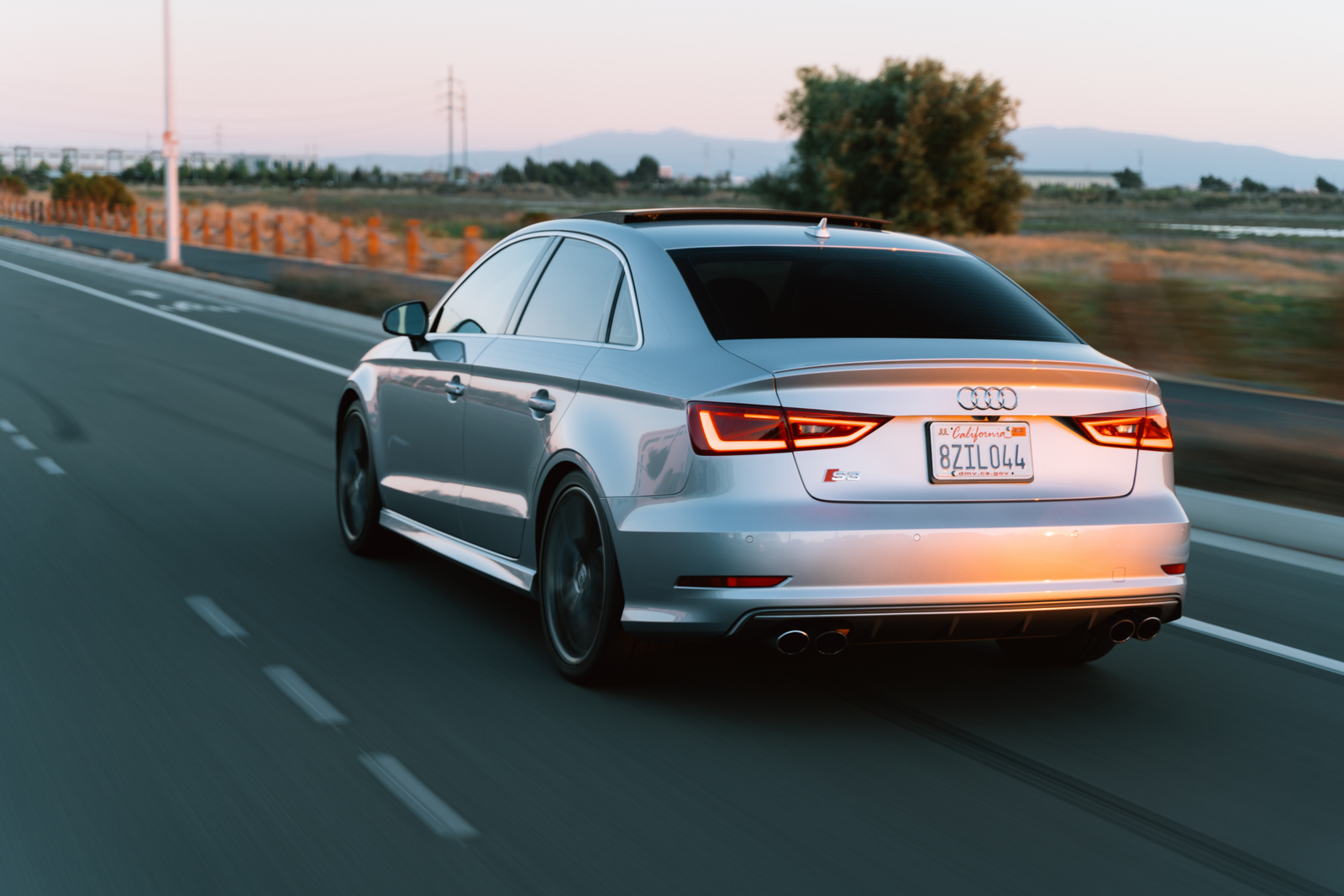 Highway travel in a premium vehicle